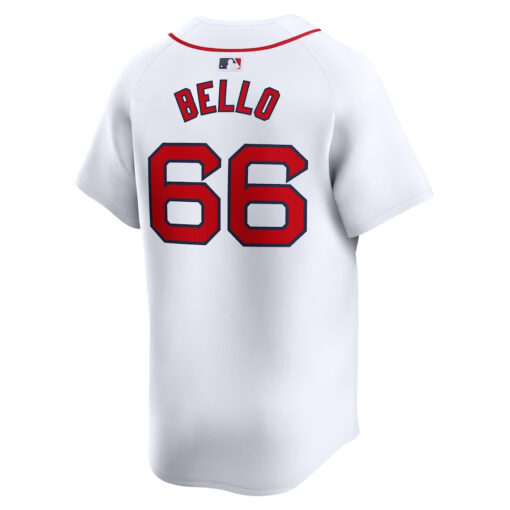 Brayan Bello 66 Boston Red Sox Home Limited Men Jersey - White - Image 3