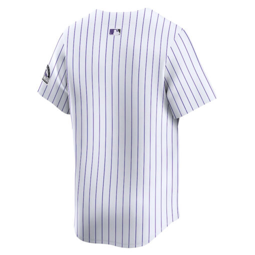 Colorado Rockies Home Limited Player Men Jersey - White - Image 3