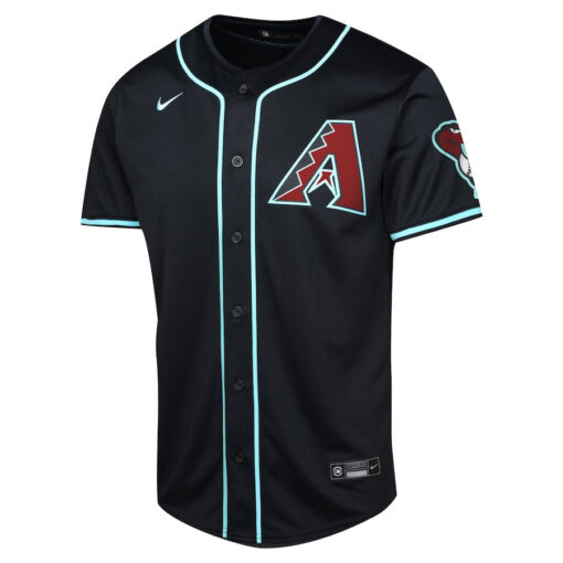Corbin Carroll 7 Arizona Diamondbacks Alternate Limited YOUTH Jersey - Black - Image 2