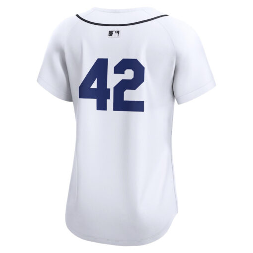 Detroit Tigers 2024 Jackie Robinson Day Home Limited Women Jersey - White - Image 3