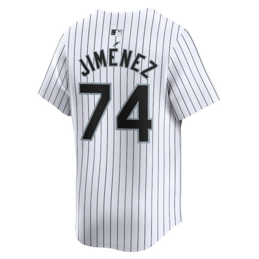 Eloy Jimenez 74 Chicago White Sox Home Limited Player Men Jersey - White - Image 3