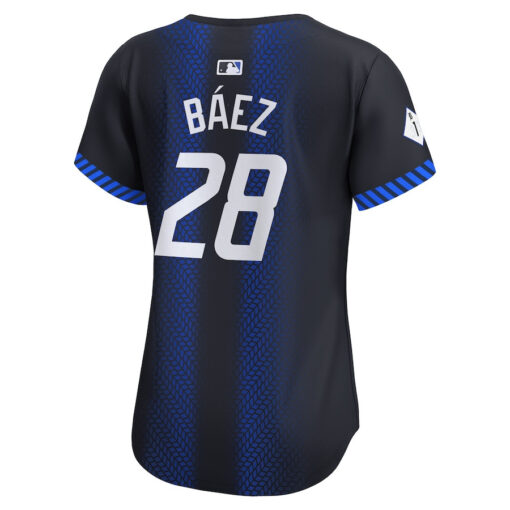 Javier Baez 28 Detroit Tigers 2024 City Connect Limited Women Jersey - Navy - Image 3