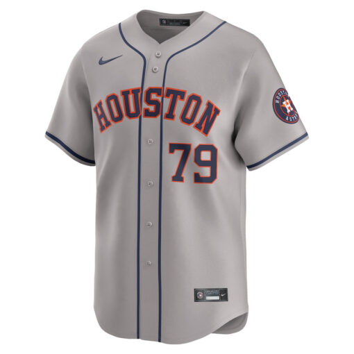 Jose Abreu 79 Houston Astros Away Limited Player Men Jersey - Gray - Image 2