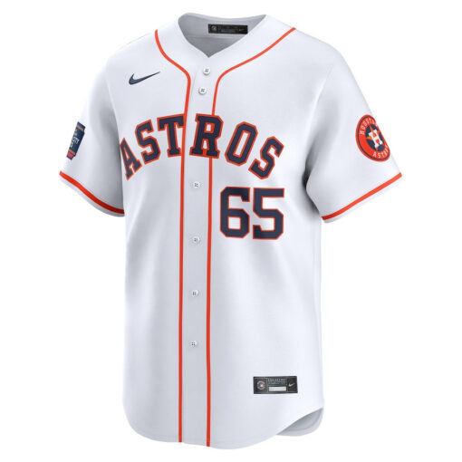 Jose Urquidy 45 Houston Astros 2024 MLB World Tour Mexico City Series Home Limited Men Jersey - White - Image 2