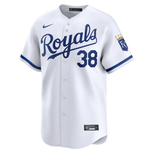 Josh Taylor 38 Kansas City Royals Home Limited Player Men Jersey - White - Image 2