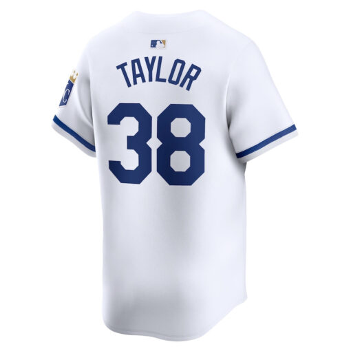 Josh Taylor 38 Kansas City Royals Home Limited Player Men Jersey - White - Image 3