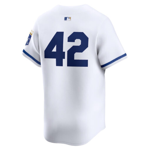 Kansas City Royals 2024 Jackie Robinson Day Home Men Limited Jersey - White - Image 3