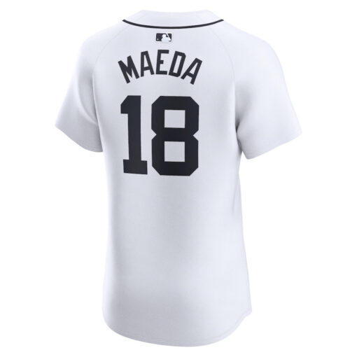 Kenta Maeda 18 Detroit Tigers Home Elite Player Men Jersey - White - Image 3