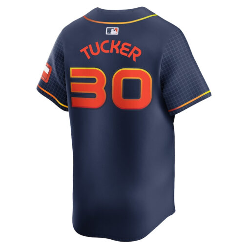 Kyle Tucker 30 Houston Astros City Connect Limited Men Jersey - Navy - Image 3