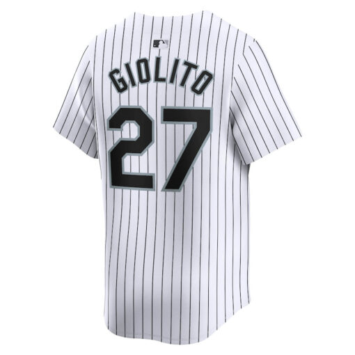 Lucas Giolito 27 Chicago White Sox Home Limited Player Men Jersey - White - Image 3
