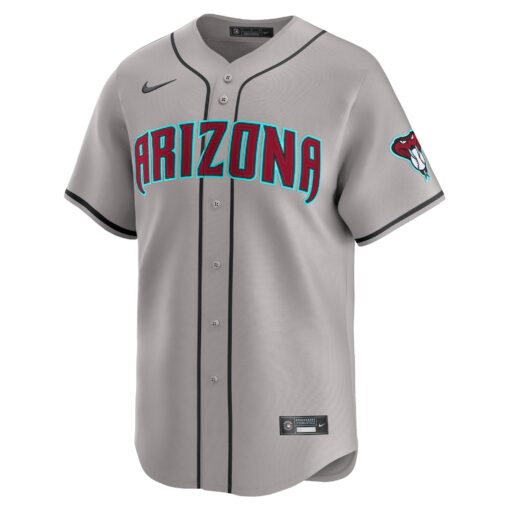 Men's Arizona Diamondbacks Corbin Carroll Gray Alternate Limited Player Jersey - Image 2