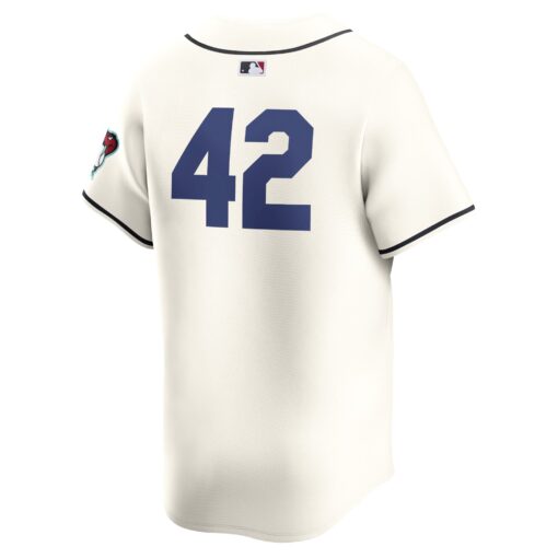 Men's Arizona Diamondbacks White 2024 Jackie Robinson Day Home Limited Jersey - Image 3