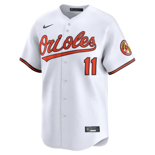 Men's Baltimore Orioles Jordan Westburg White Alternate Limited Player Jersey - Image 2