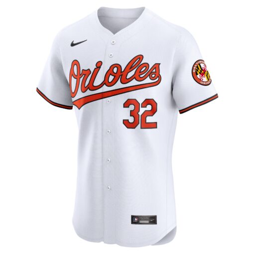 Men's Baltimore Orioles Ryan O'Hearn White Home Elite Player Jersey - Image 2