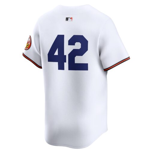Men's Baltimore Orioles White 2024 Jackie Robinson Day Home Limited Jersey - Image 3