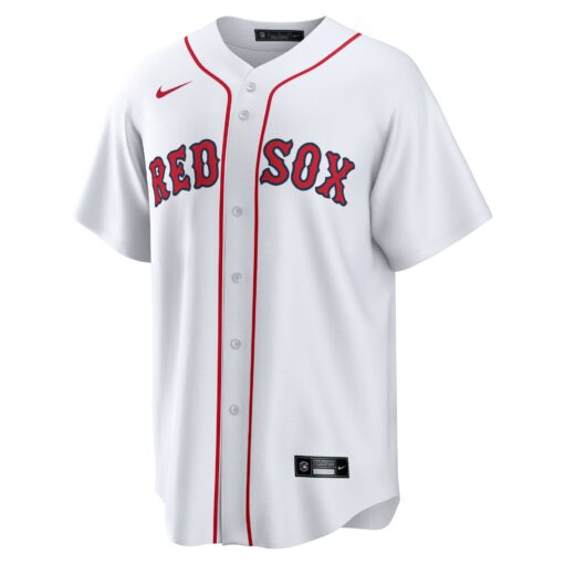Men's Boston Red Sox White Home Team Jersey - Image 2
