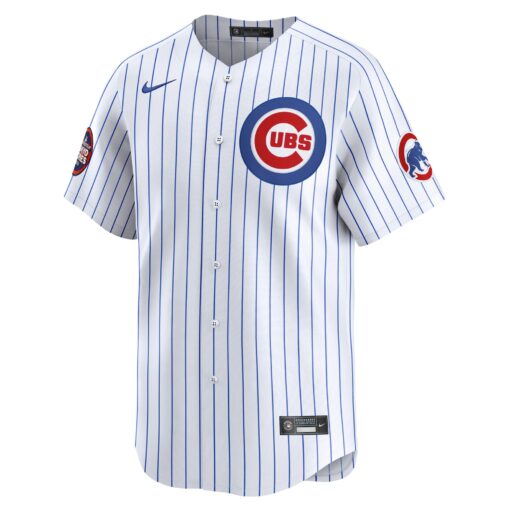 Men's Chicago Cubs Nico Hoerner White 2025 MLB World Tour: Tokyo Series Home Limited Player Jersey - Image 2