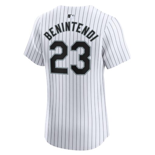Men's Chicago White Sox Andrew Benintendi White Home Elite Player Jersey - Image 3