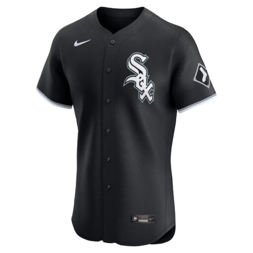Men's Chicago White Sox Black Alternate Vapor Premier Elite Patch Jersey - Image 2