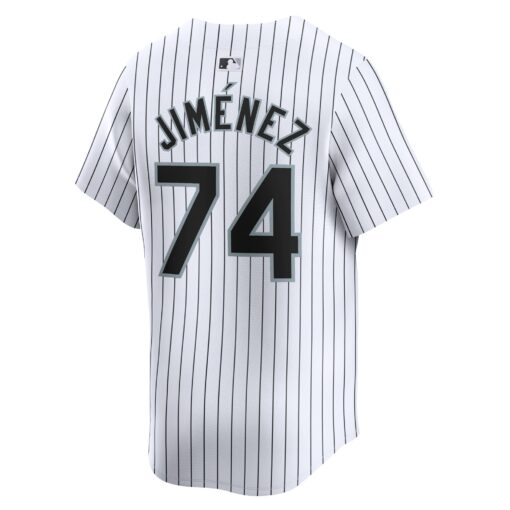 Men's Chicago White Sox Eloy Jimenez White Home Limited Player Jersey - Image 3