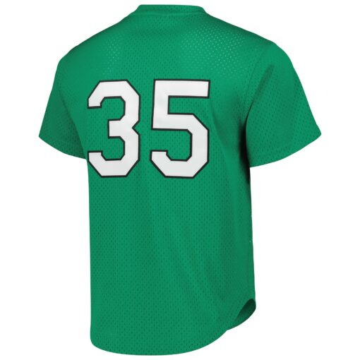 Men's Chicago White Sox Frank Thomas Mitchell & Ness Green Cooperstown Collection St. Patrick's Day 1996 Batting Practice Jersey - Image 3