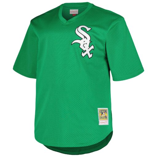 Men's Chicago White Sox Frank Thomas Profile Kelly Green Big & Tall Cooperstown Collection Mesh Batting Practice Jersey - Image 2