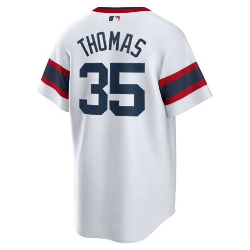 Men's Chicago White Sox Frank Thomas White Home Cooperstown Collection Player Jersey - Image 3