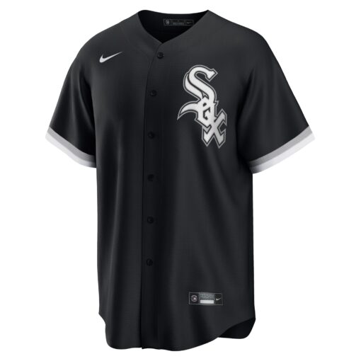 Men's Chicago White Sox Luis Robert Jr. Black Alternate Player Jersey - Image 2