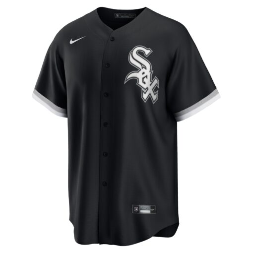 Men's Chicago White Sox Luis Robert Jr. Black Alternate Player Jersey - Image 2