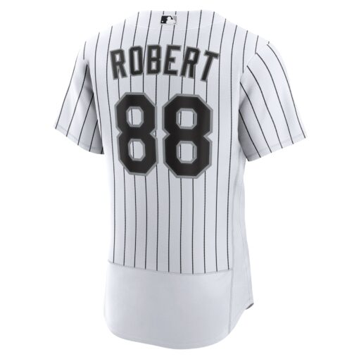 Men's Chicago White Sox Luis Robert White/Black Home Player Jersey - Image 3