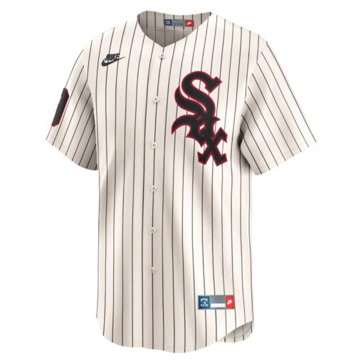 Men's Chicago White Sox Minnie Minoso Cream Throwback Cooperstown Limited Jersey - Image 2