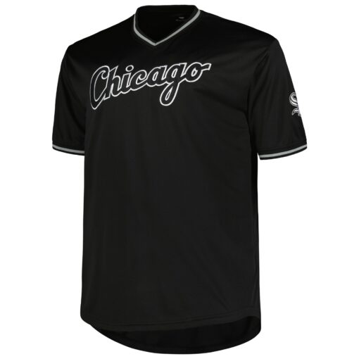 Men's Chicago White Sox Profile Black Big & Tall Pop Fashion Jersey - Image 2