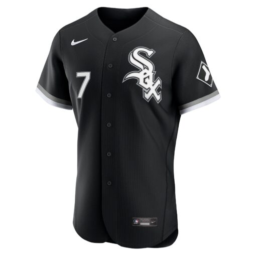 Men's Chicago White Sox Tim Anderson Black Alternate Player Jersey - Image 2
