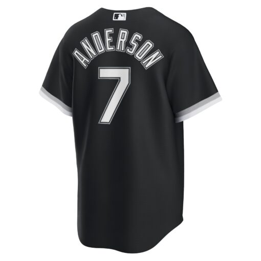 Men's Chicago White Sox Tim Anderson Black Alternate Player Jersey - Image 3
