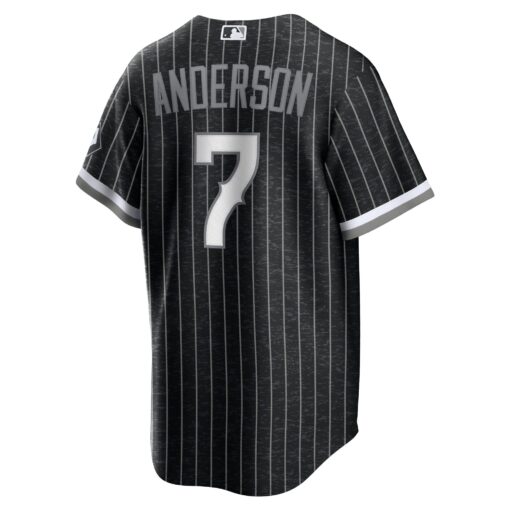 Men's Chicago White Sox Tim Anderson Black City Connect Player Jersey - Image 3