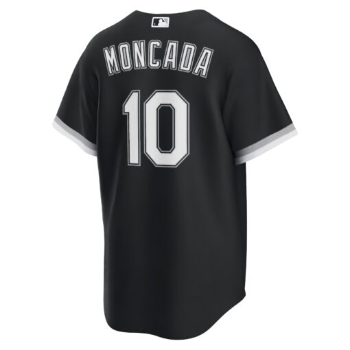 Men's Chicago White Sox Yoan Moncada Black Alternate Player Name Jersey - Image 3