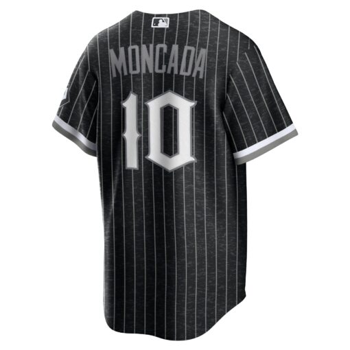 Men's Chicago White Sox Yoan Moncada Black City Connect Player Jersey - Image 3