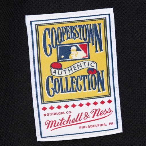 Men's Cincinnati Reds Ken Griffey Jr. Mitchell & Ness Black Cooperstown Collection Mesh Batting Practice Jersey - Image 6