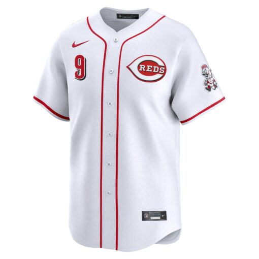 Men's Cincinnati Reds Matt McLain White Home Limited Player Jersey - Image 2