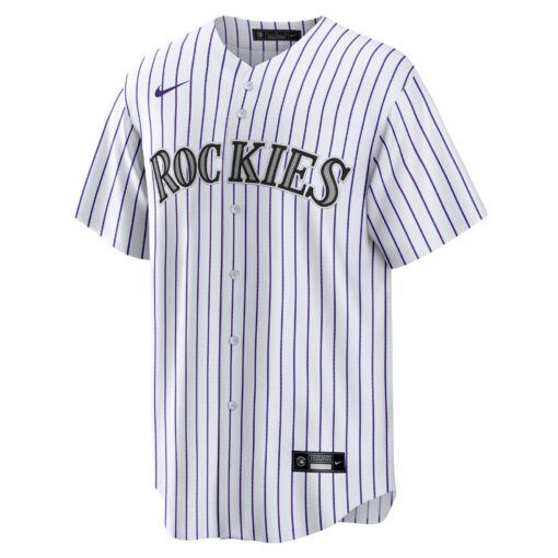 Men's Colorado Rockies Nolan Jones White Home Jersey - Image 2