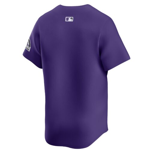 Men's Colorado Rockies Purple Alternate Limited Jersey - Image 3