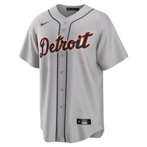 Men's Detroit Tigers Miguel Cabrera Gray Road Player Name Jersey - Image 2