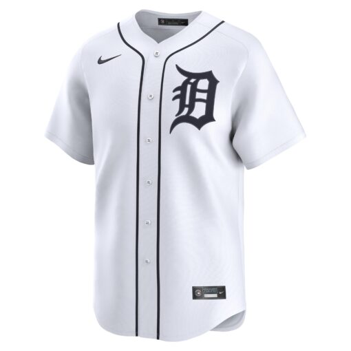 Men's Detroit Tigers Riley Greene White Home Limited Player Jersey - Image 2