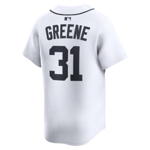 Men's Detroit Tigers Riley Greene White Home Limited Player Jersey - Image 3