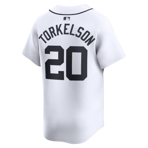Men's Detroit Tigers Spencer Torkelson White Home Limited Player Jersey - Image 3