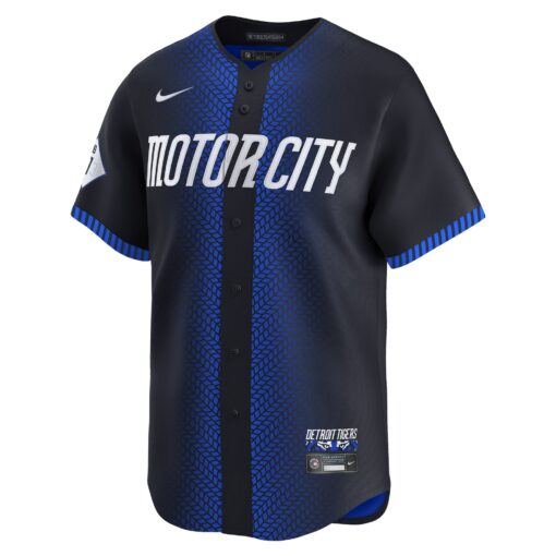 Men's Detroit Tigers Wenceel Perez Navy 2024 City Connect Limited Jersey - Image 2