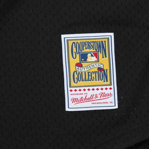 Men's Houston Astros Craig Biggio Mitchell & Ness Black Cooperstown Collection Mesh Batting Practice Jersey - Image 4