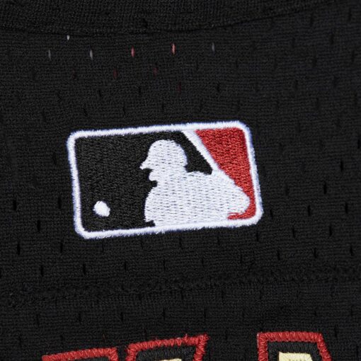 Men's Houston Astros Jeff Bagwell Mitchell & Ness Black Cooperstown Collection Mesh Batting Practice Jersey - Image 5