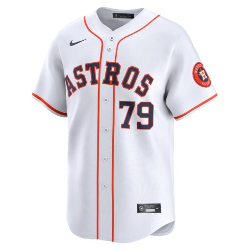 Men's Houston Astros Jose Abreu White Home Limited Player Jersey - Image 2