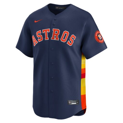 Men's Houston Astros Jose Altuve Navy Alternate Limited Player Jersey - Image 2
